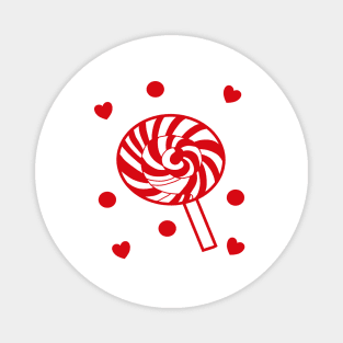 cute candy sweet lollipop lover Magnet